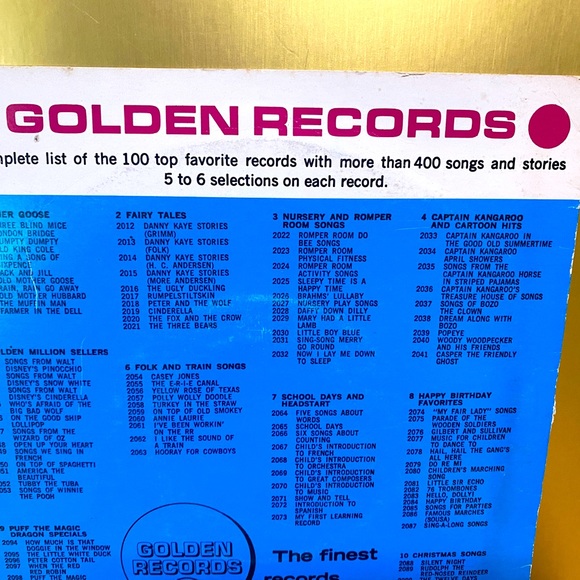 RETRO 1966 GOLDEN VINYL RECORD A CHILD’S INTRODUCTION TO THE ORCHESTRA #2068 7” - Picture 5 of 16